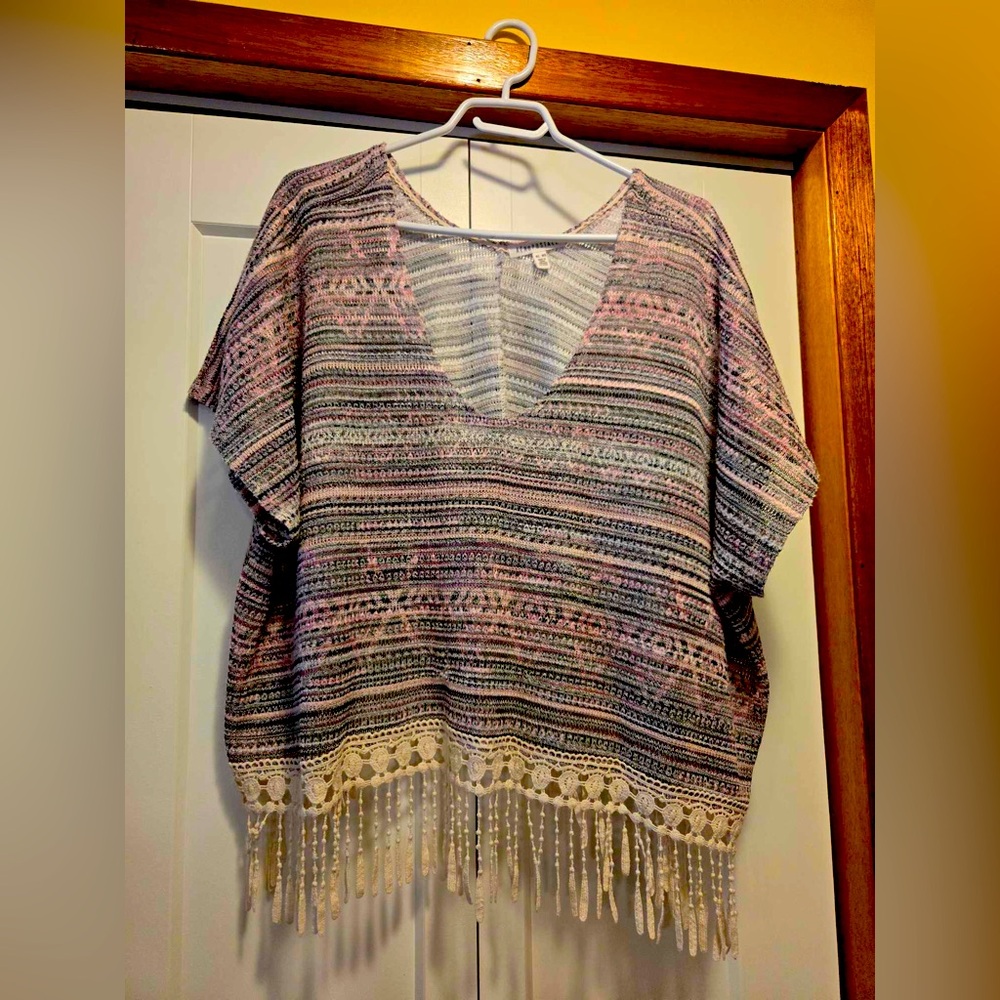 Aeropostale Knit Style Poncho